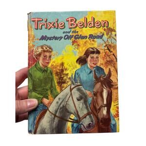 Trixie Belden and the Mystery Off Glen Road 1956 Whitman Vintage Book